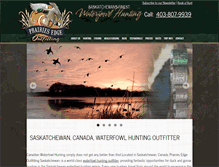 Tablet Screenshot of prairiesedgeoutfitting.com